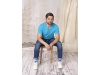 T-shirt para homem orgnica GOTS Azurite