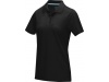 Polo para mulher em material orgnico GOTS Graphite