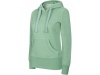 Sweatshirt de senhora com capuz em polister/algodo