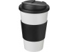 Copo Americano 350ml com pega e tampa  prova de derramamento