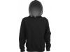 SWEATSHIRT DE CRIANA COM CAPUZ EM CONTRASTE