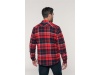 Camisa aos quadrados com forro em sherpa