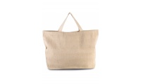 Saco de compras grande multiusos estilo rstico Natural