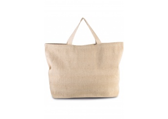 Saco de compras grande multiusos estilo rstico Natural
