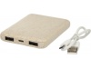 Powerbank 5000mAh em palha de trigo Asama
