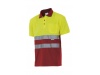 POLO DE ALTA VISIBILIDADE BICOLOR MANGA CURTA 160gr/m2 4XL 5XL
