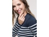 Camisola estilo marinheiro de senhora
