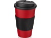 Copo Americano 350ml com pega e tampa  prova de derramamento