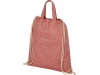 Mochila com cordes em algodo reciclado 210 g/m Pheebs
