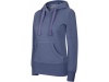 Sweatshirt de senhora com capuz em polister/algodo