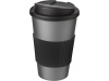Copo Americano 350ml com pega e tampa  prova de derramamento