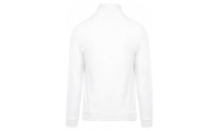 Sweatshirt com 1 /2 fecho Kariban branco