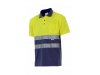 POLO DE ALTA VISIBILIDADE BICOLOR MANGA CURTA 160gr/m2 4XL 5XL