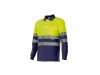POLO DE ALTA VISIBILIDADE DE MANGA COMPRIDA BICOLOR 160gr/m2 4XL 5XL
