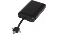 Powerbank sem fios 10.000mAh com cabo 3 em 1 Kano