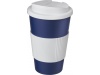 Copo Americano 350ml com pega e tampa  prova de derramamento