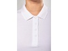 Polo piqu BIO de senhora de manga curta Branco