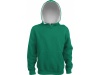 SWEATSHIRT DE CRIANA COM CAPUZ EM CONTRASTE