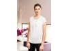 Blusa de senhora em crepe de manga curta