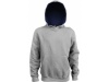 SWEATSHIRT DE CRIANA COM CAPUZ EM CONTRASTE