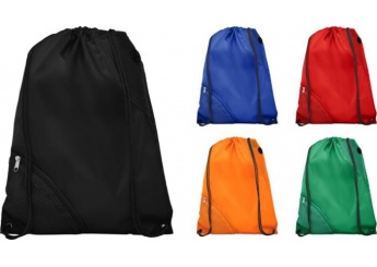 Mochila com cordes com bolso duplo Oriole