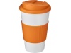 Copo Americano 350ml com pega e tampa  prova de derramamento