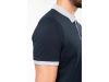 Polo de homem piqu bicolor