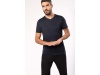 T-shirt de homem com decote V de manga curta Supima