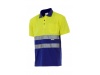 POLO DE ALTA VISIBILIDADE BICOLOR MANGA CURTA 160gr/m2 4XL 5XL
