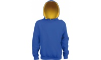 SWEATSHIRT DE CRIANA COM CAPUZ EM CONTRASTE