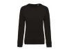 Sweatshirt BIO de senhora com decote redondo e mangas raglan