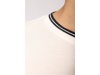 T-shirt de senhora em malha piqu com decote redondo