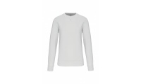 SWEATSHIRT COM DECOTE REDONDO Branca