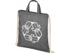 Mochila com cordes em algodo reciclado 210 g/m Pheebs