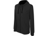 Casaco sweatshirt com capuz em contraste