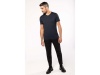 T-shirt de homem com decote V de manga curta Supima