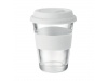 Copo 350ml de vidro com tampa e pega em silicone ASTOGLASS