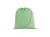 Mochila pequena em algodo biolgico com cordes