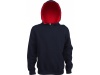 SWEATSHIRT DE CRIANA COM CAPUZ EM CONTRASTE