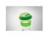 Copo 350ml de vidro com tampa e pega em silicone ASTOGLASS