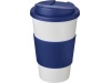 Copo Americano 350ml com pega e tampa  prova de derramamento