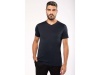 T-shirt de homem com decote V de manga curta Supima