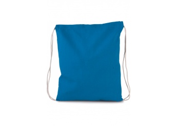 Mochila pequena em algodo biolgico com cordes