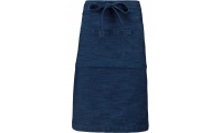 Avental polister / algodo comprido Denim