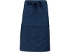 Avental polister / algodo comprido Denim