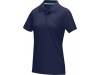 Polo para mulher em material orgnico GOTS Graphite