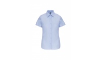 CAMISA DE SENHORA MANGA CURTA EM OXFORD TRATAMENTO FCIL