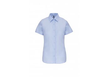 CAMISA DE SENHORA MANGA CURTA EM OXFORD TRATAMENTO FCIL