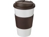 Copo Americano 350ml com pega e tampa  prova de derramamento