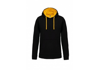 SWEATSHIRT COM CAPUZ EM CONTRASTE